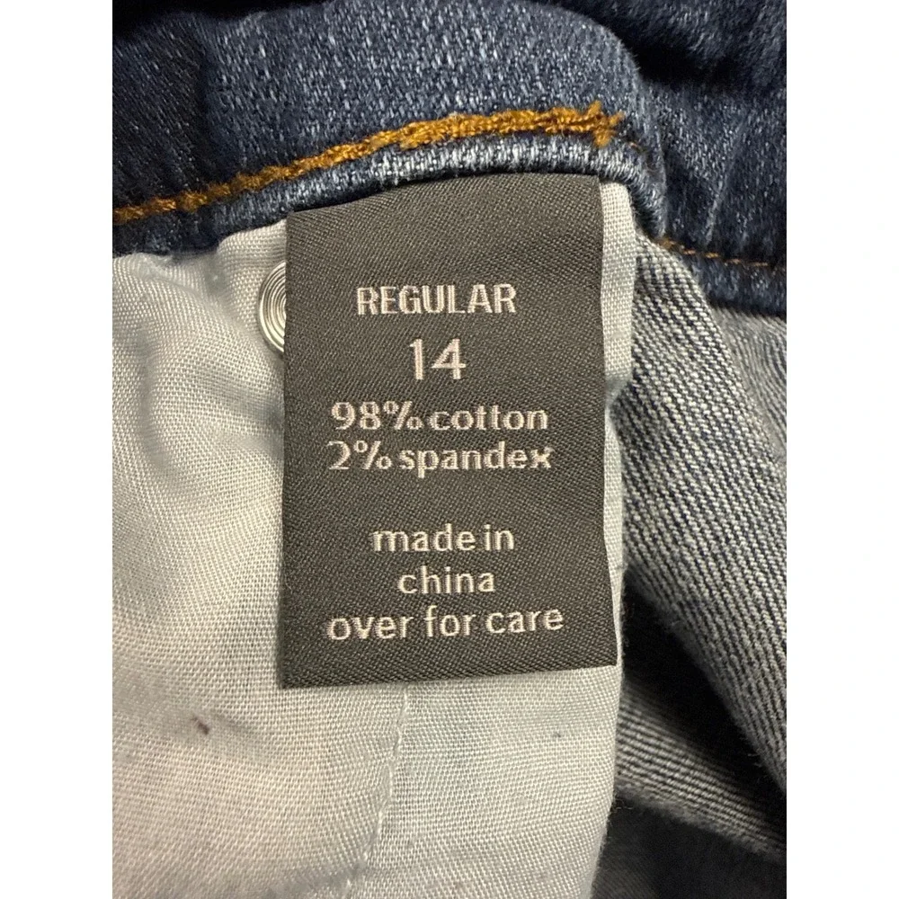 The Limited Slim Boyfriend Jeans Womens Size 10  Medium Wash‎ Distressed Denim